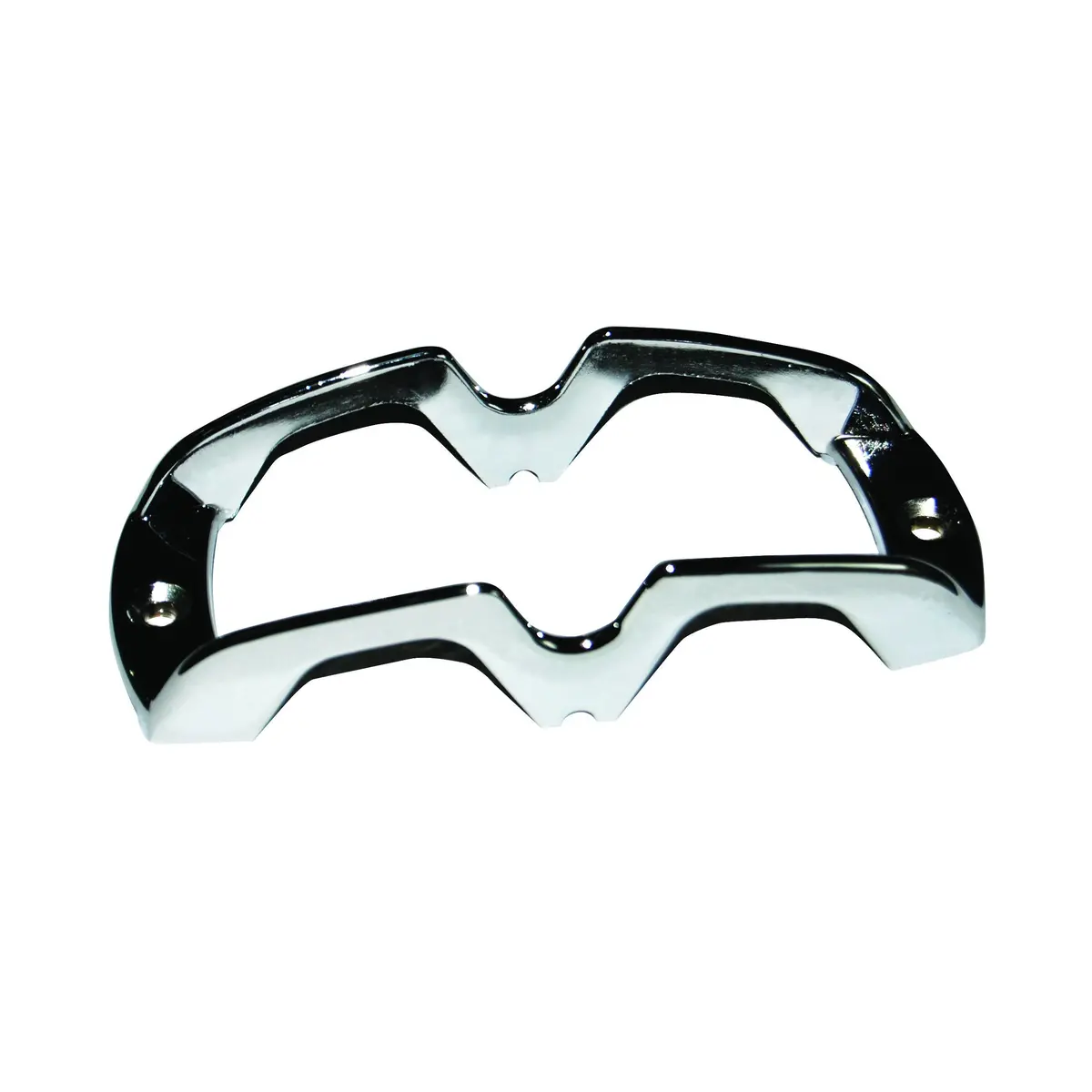 Die-Cast Zinc Chrome Mounting Guard For Turtle Back Marker Light 1