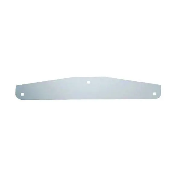 Fortpro 4" X 24" Mud Flap Chrome Botton Plate With Bolt Thru Studs | F247599 1