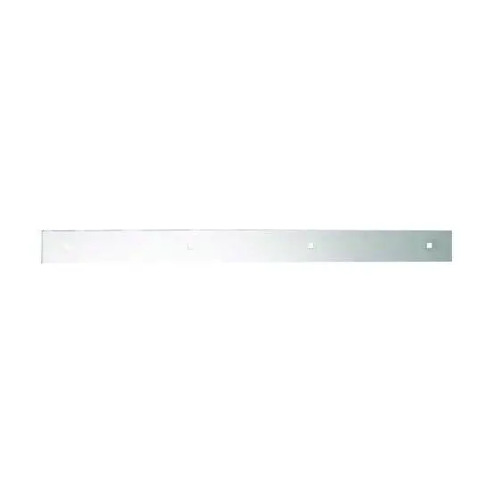 Fortpro 2" X 24" Mud Flap Chrome Top Plate With Bolt Thru Studs | F247597 1