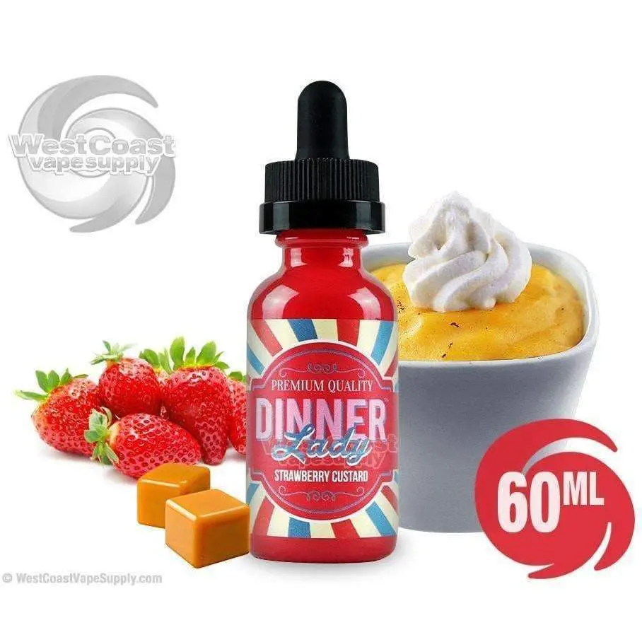 Strawberry Custard Ejuice By Dinner Lady 60Ml 1