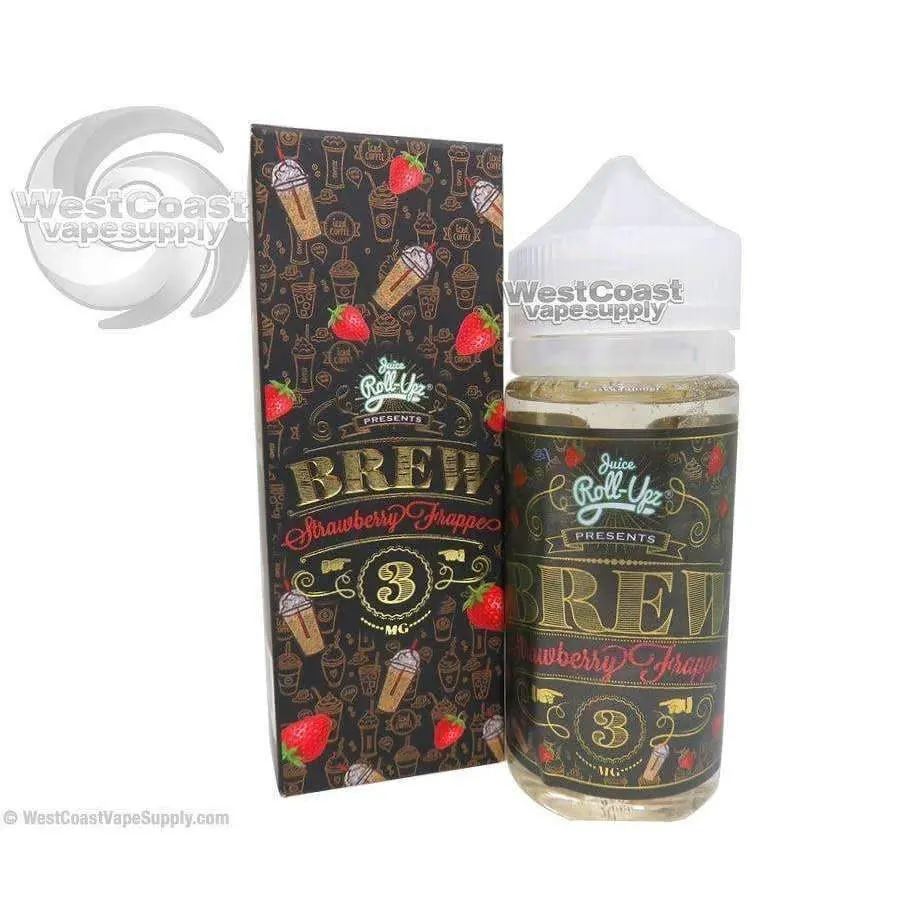 Brew Strawberry Frappe Ejuice By Juice Roll Upz 100Ml 1