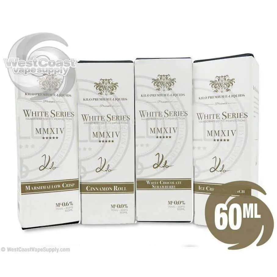 Kilo White Series Vape Juice Bundle Pack Of 4 Flavor (240Ml) 1