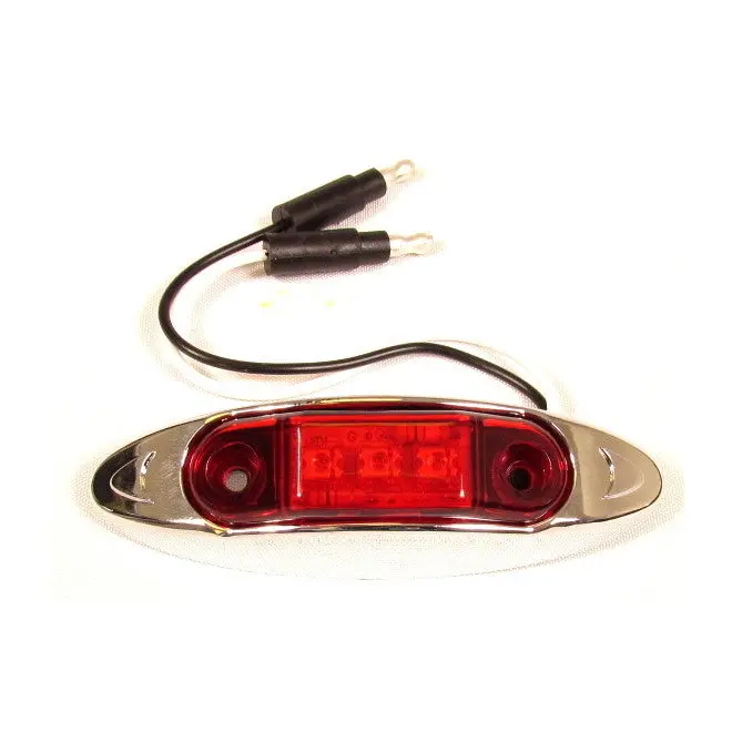 Fortpro 4" X 1-1/4" Clearance/Marker Trailer Led Light With 3 Leds 1
