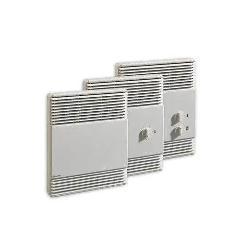 Ove1502bl-T European-Style Bathroom Fan Heater 1500W 120V White, Stat 1P 1