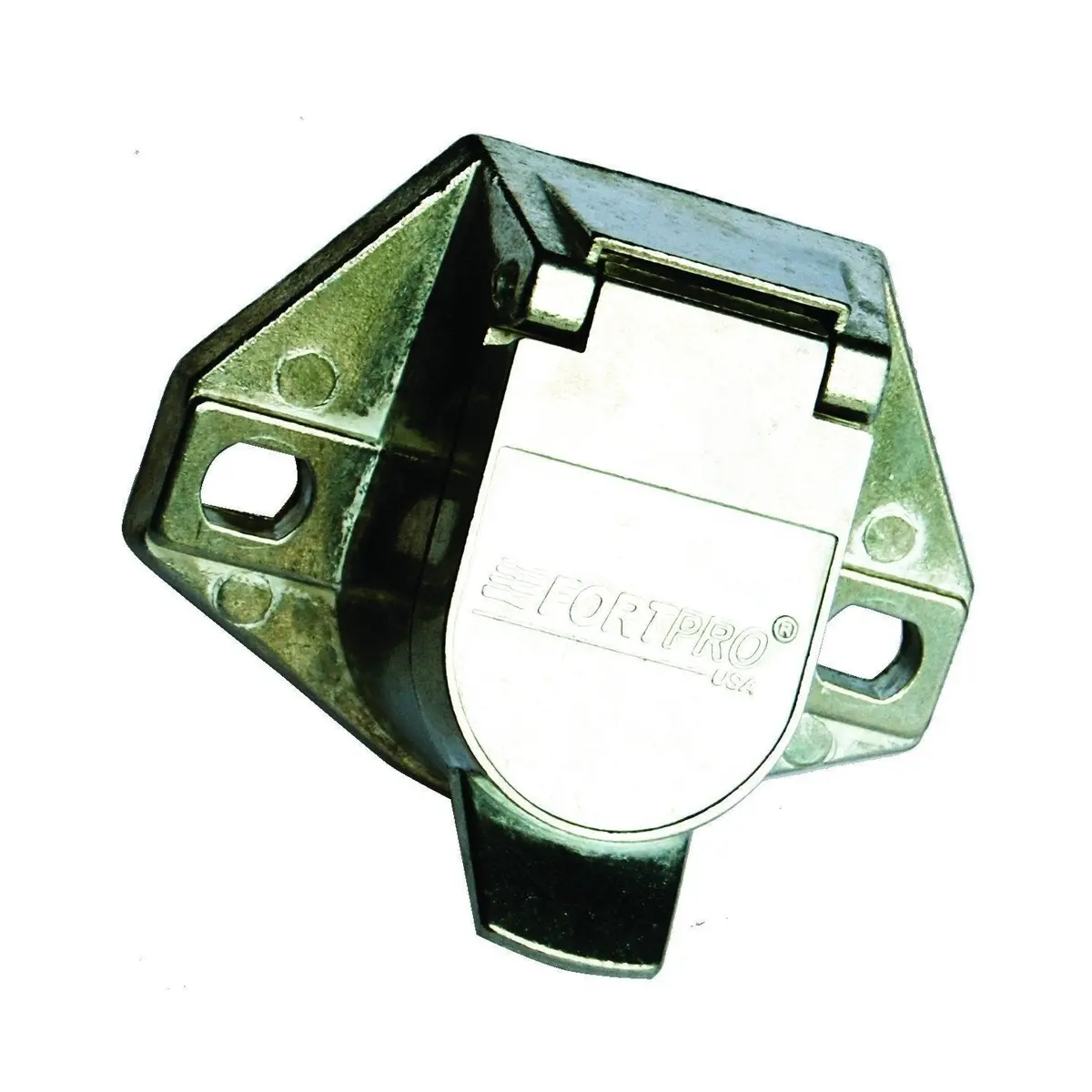 Fortpro F235502 Heavy Duty 7 Way Die-Cast Trailer Connector Socket Replaces Mack 347Sg13, Mp-38497 International 2030455C1 1