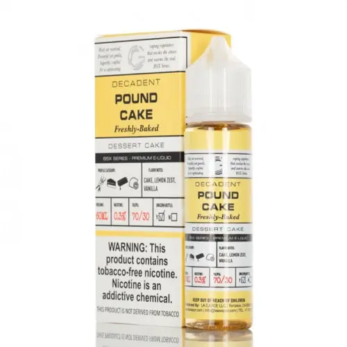 Pound Cake By Glas Basix Eliquid 60Ml 1