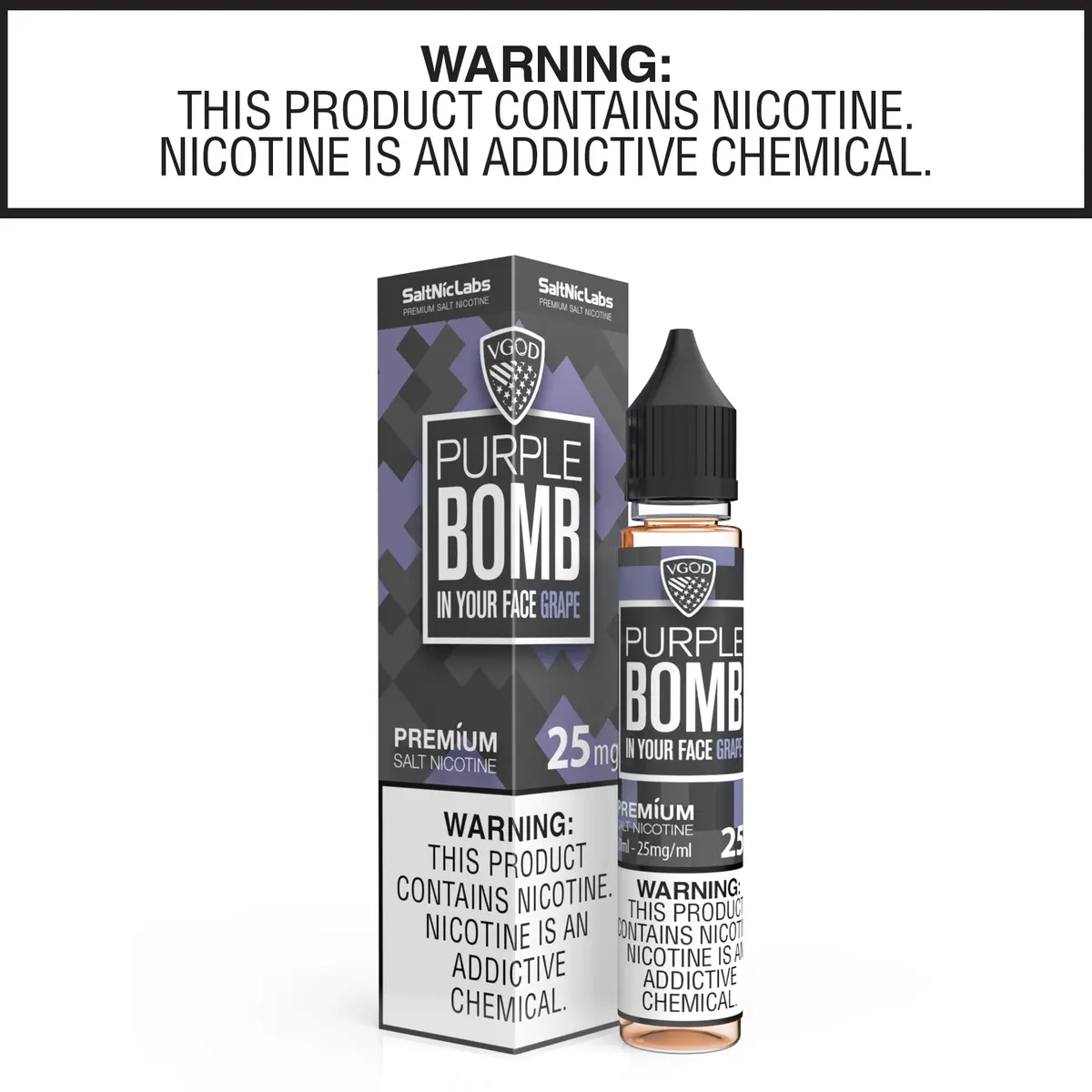 Purple Bomb By Vgod Salt Nic Collection 30Ml 1