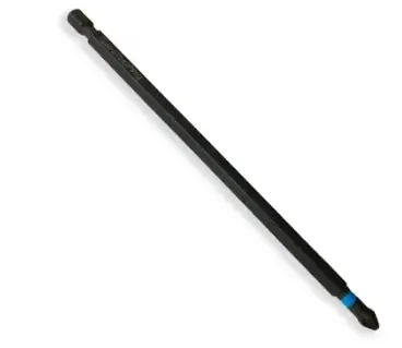 Bulk Impact Bit -Phillips #2 X 6" -Blue 1