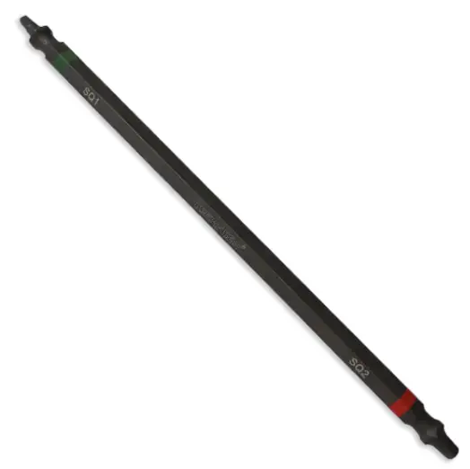 Package Impact Bit-Double Ended-Robertson #2 & #1 X 4" -Red/Green 1