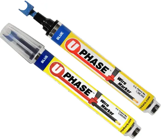 U Phase Marker - Green (4 Pack) For Wire Organization By U-Phase® 1