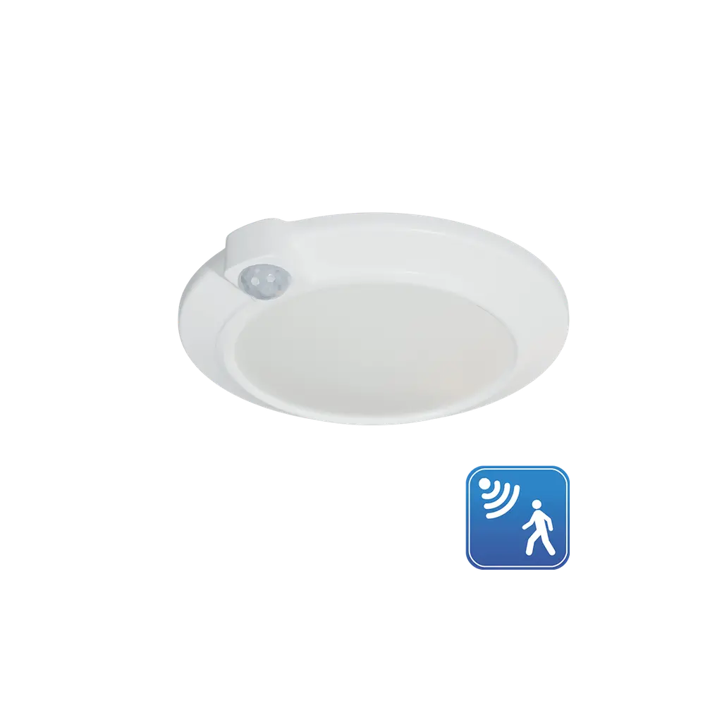 Reno-Pir-Csc3030-4Kwh Led 7" Closet Light With Pir Motion Sensor | 10W | 600Lm | 4000K | 1