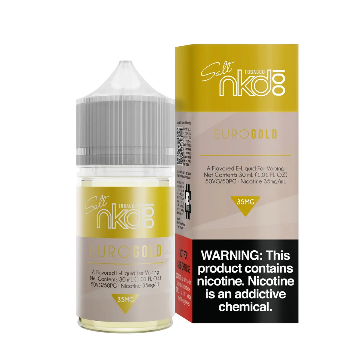 Euro Gold Tobacco By Nkd 100 Salt E Liquid 30Ml 1