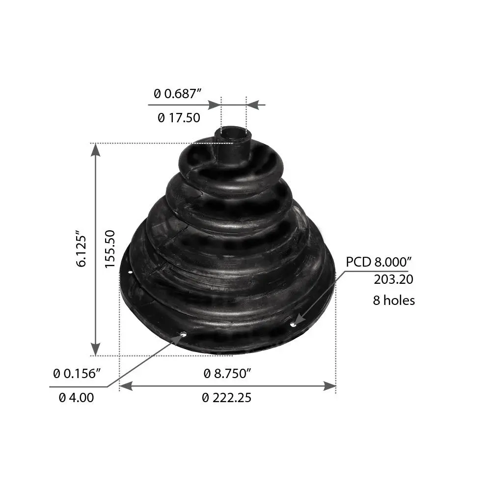 Shifter Boot For Kenworth T600/T800 Series - Replaces K04245 2