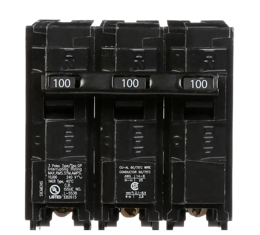 Q3100 - Siemens - 100 Amp Circuit Breaker 1