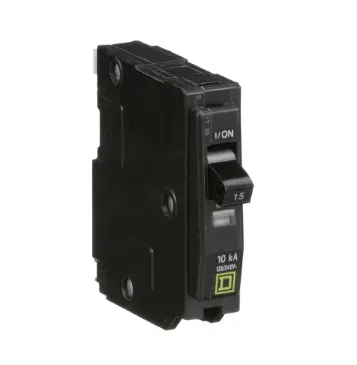 Square D Qo115 Circuit Breaker, 1P, 15A 1