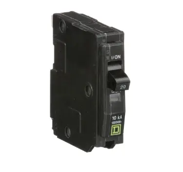 Square D Qo120 Circuit Breaker, 1P, 20A 1