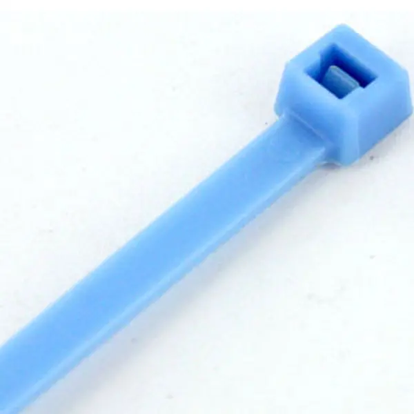 14" Cable Ties; Arctic Tie; 80Lb Rated; Ice Blue; 0.180" Width; Superior Cold And Sunlight Resistance (100/Pack) 1