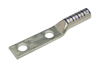 Bblu4/0D Lg Copp Lug 4/0Str 1/2Inch Purp 2Hole 1
