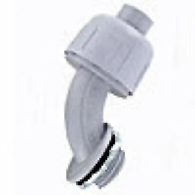 Conduit L.T. Conn Nyl 1/2Inch 90Deg. Grey 1