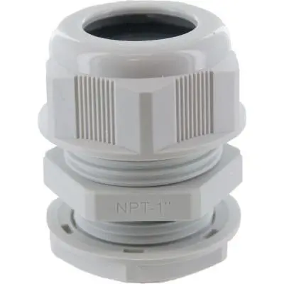 Cord Grips Dome Conn 1Innpt .70-.98In  Grey C/W O-R 1