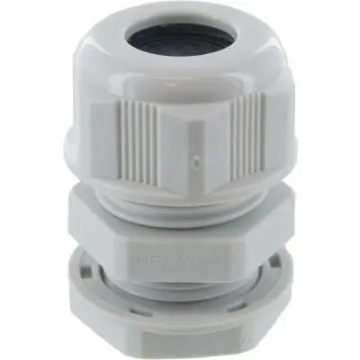 Cord Grips Dome Conn .500In Npt  .39-.56In  Grey C/ 1