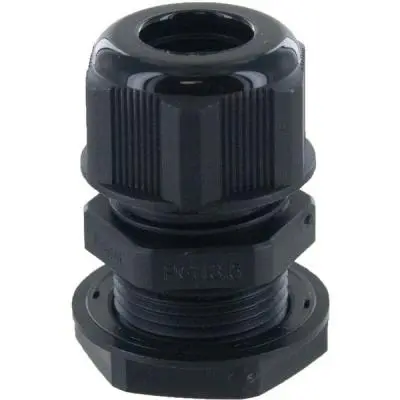 Cord Grips Dome Conn Pg13  .23-.47In  Black C/W O-R 1