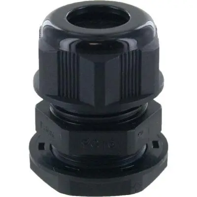 Cord Grips Dome Conn Pg16  .39-.56In  Black C/W O-R 1