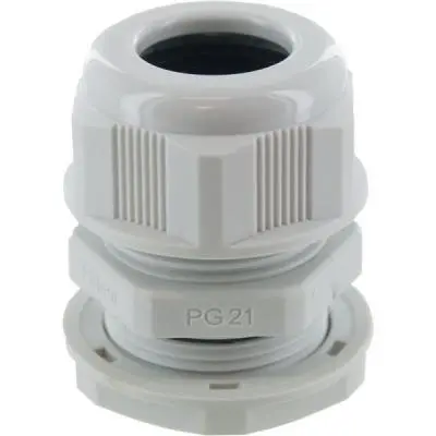 Cord Grips Dome Conn Pg21  .51-.71In  Grey C/W O-Ri 1