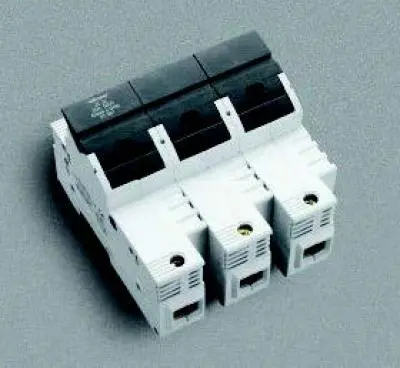 Din Rail & Fuse Holders Fuse Holder, 30 A / 600 V, Class J / 3P 1