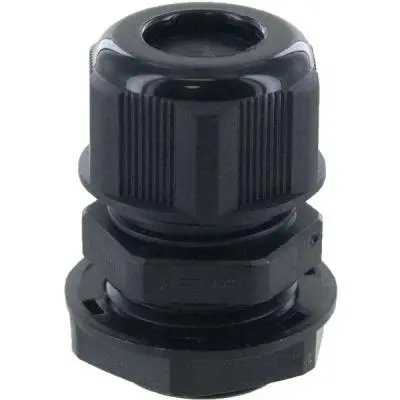 Dome Conn .500In Npt  .23-.47In  Black; Complete With Lock Nut 1