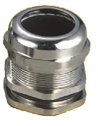 Dome Metric M20 .24-.47In Brass C/W O-Ring And Locknut 1