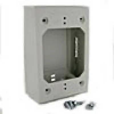 Duct & Raceway White Outlet Box For Sdpv 1