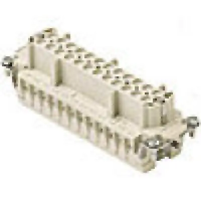Female Insert - 24P+Ground 16A Max - 600V Screw Terminal With Wire Protection 1