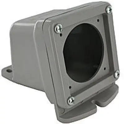 Fits 16/20/30/32A Receptacles, 1"Hub, W/Grounding Plate, 30 Cubic Inch Capacity 1