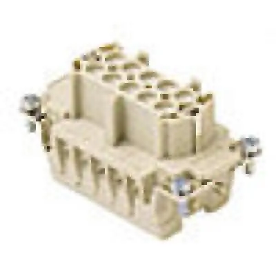 Heavy Duty Connectors Female Insert - 10P+Ground  16A Max - 60 1
