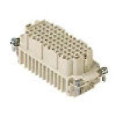 Heavy Duty Connectors Female Insert - 72P+Ground  10A Max - 25 1
