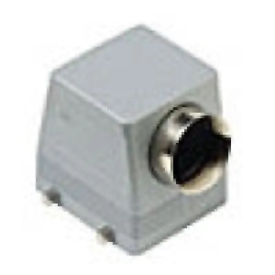 Heavy Duty Connectors Hood - 32P+Ground    Four Pegs  Side Ent 1