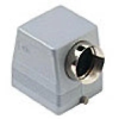 Heavy Duty Connectors Hood - 32P+Ground    Two Pegs  Side Entr 1