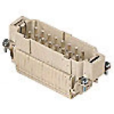 Heavy Duty Connectors Male Insert - 16P+Ground  16A Max - 600V 1