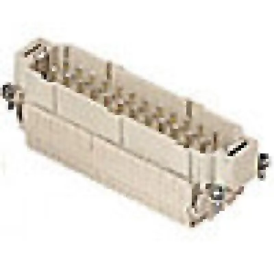 Heavy Duty Connectors Male Insert - 24P+Ground  16A Max - 600V 1