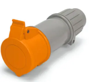 Ip44 Connector 20A 125/250Vac 3P 4W Splashproof 1