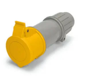 Ip44 Connector 20A  125Vac  2P 3W  Splashproof 1