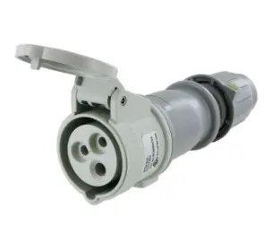 Ip44 Connector 20A  277Vac  2P 3W  Splashproof 1