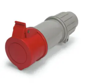 Ip44 Connector 20A 3Phase 480Vac 3P 4W Splashproof 1