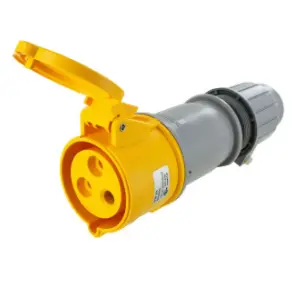 Ip44 Connector 30A  125Vac  2P 3W  Splashproof 1