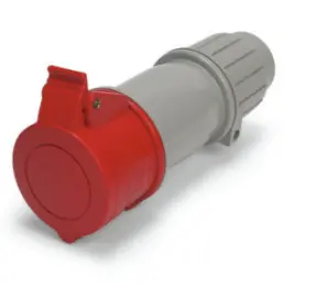 Ip44 Connector 30A  3Phase 480Vac  3P 4W  Splashproof 1