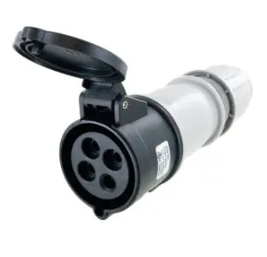 Ip44 Connector 30A  3Phase 600Vac  3P 4W  Splashproof 1