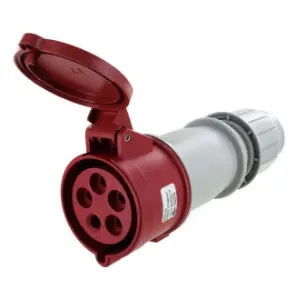 Ip44 Connector 30A  3Phase Delta 277/480Vac  4P 5W  Splashproof 1