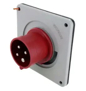 Ip44 Inlet 20A 3Phase 480Vac 3P 4W Splashproof 1