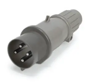 Ip44 Plug 20A  3Phase 600Vac  3P 4W  Splashproof 1